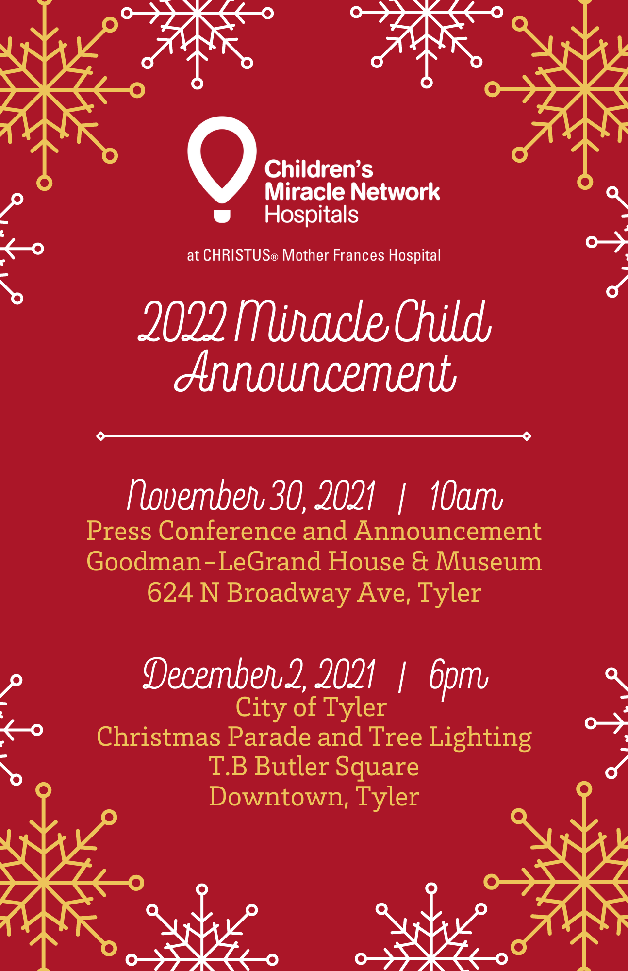 Christmas Parade Tyler Tx 2022 Annual Christmas Tree Lighting Ceremony Scheduled For Thursday, Dec. 2 |  News List | Tyler, Tx