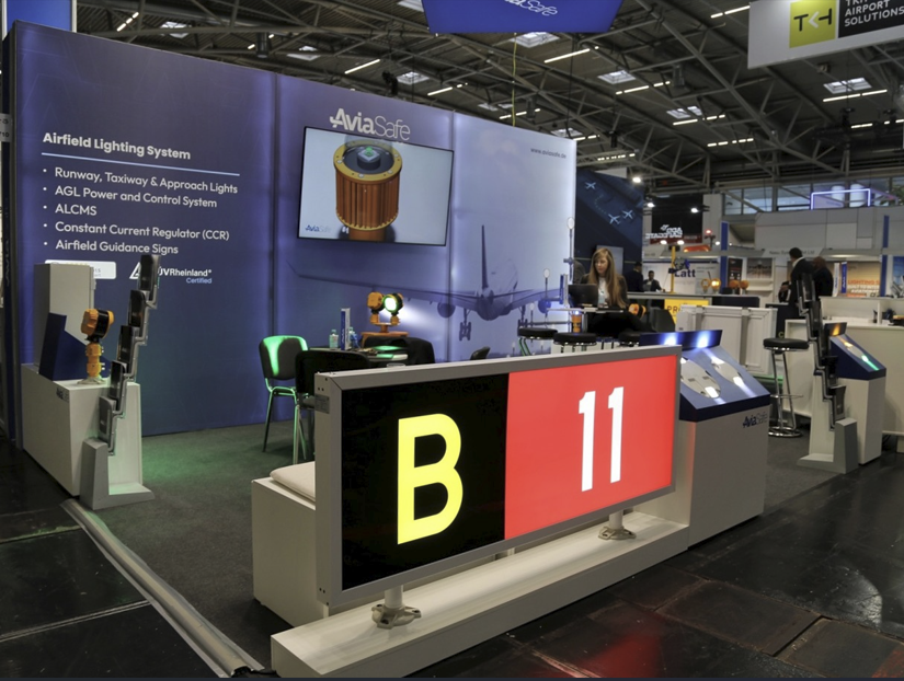 A large display of a companyAI-generated content may be incorrect.