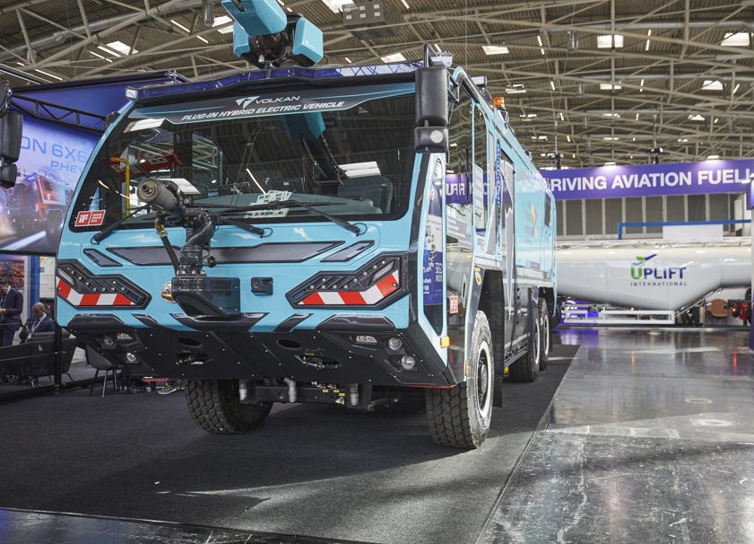 A large vehicle in a buildingAI-generated content may be incorrect.