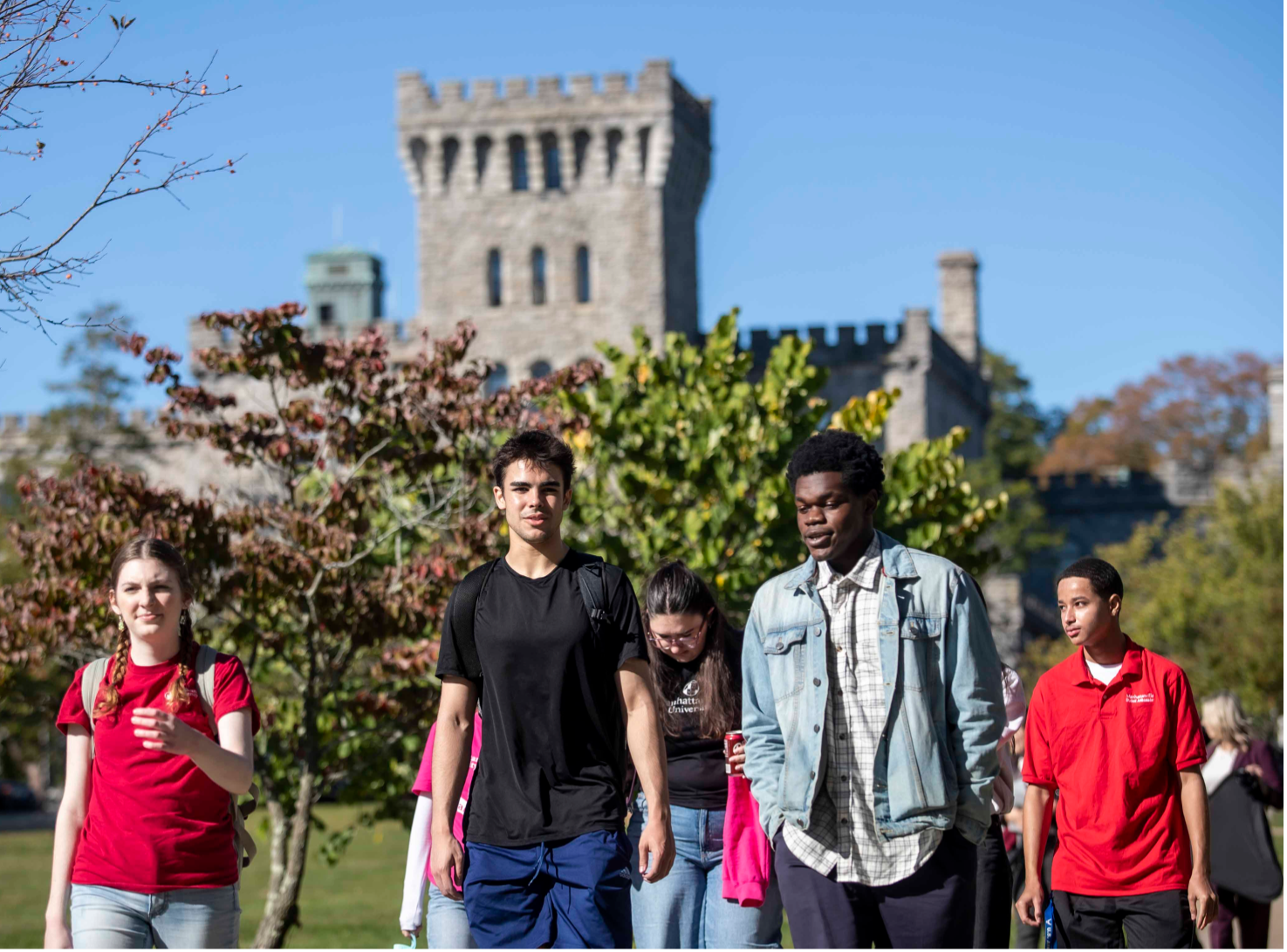 Students at Manhattanville University