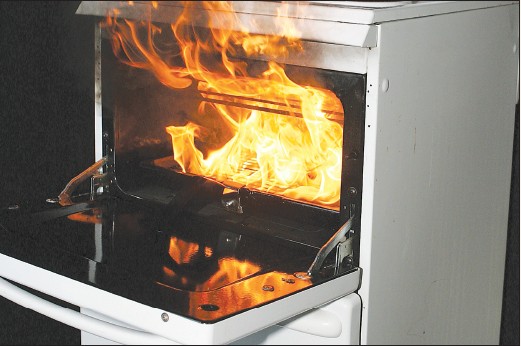 A fire in an oven Description automatically generated with low confidence
