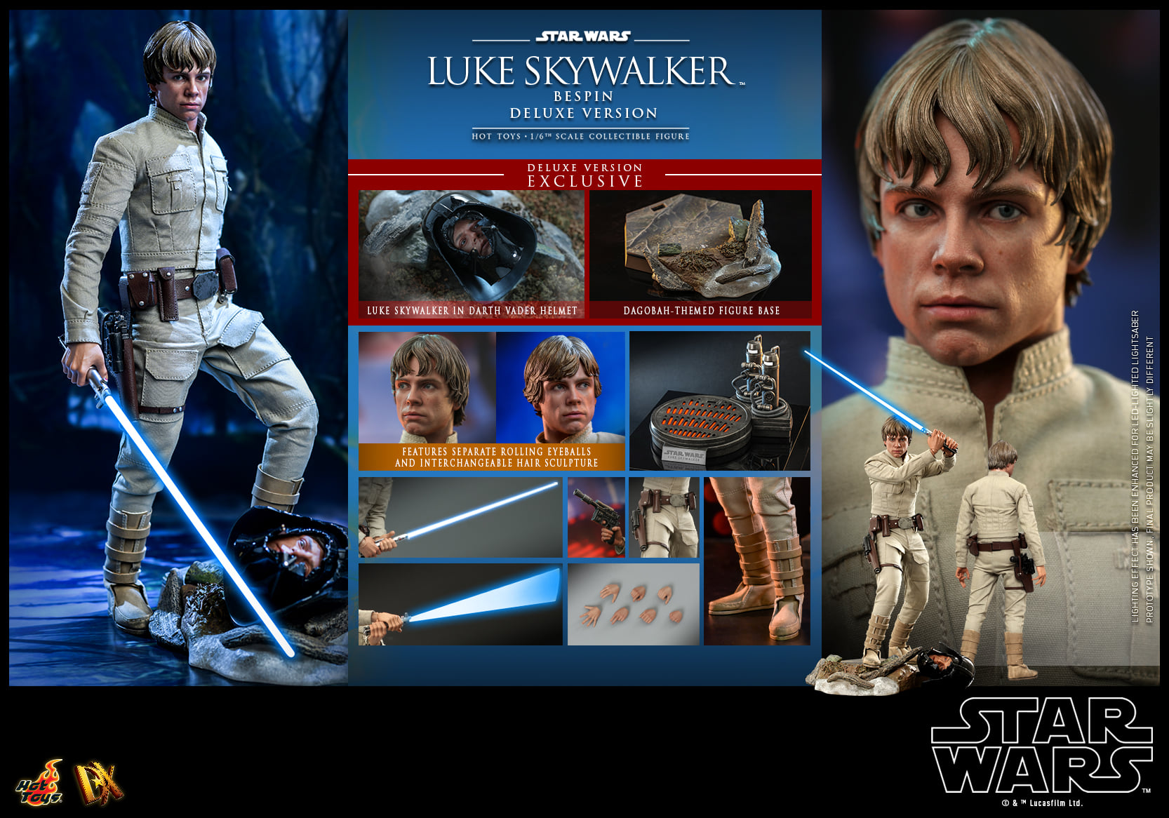 Luke Skywalker Deluxe Version Figure Hot Toys Sideshow The Luke Skywalker Deluxe Version Figure Hot Toys Sideshow The